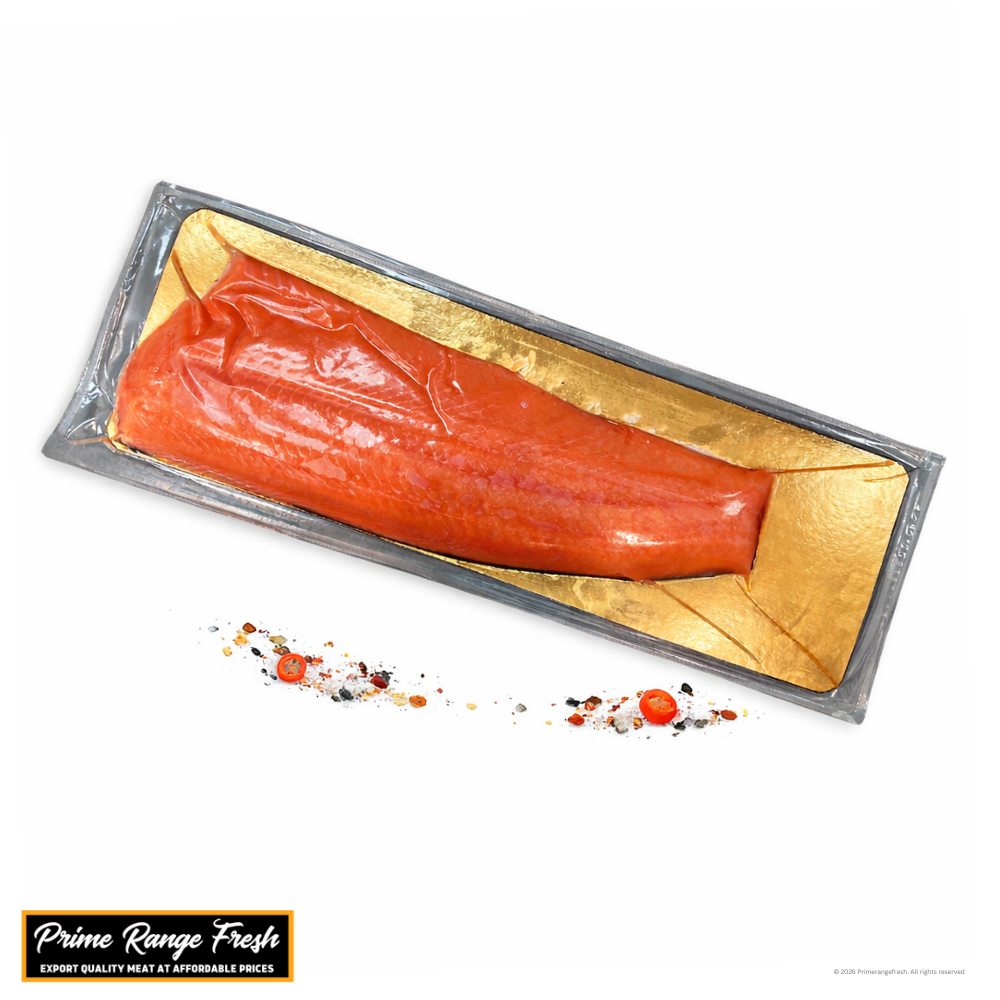 vacuum packed Salmon fillet