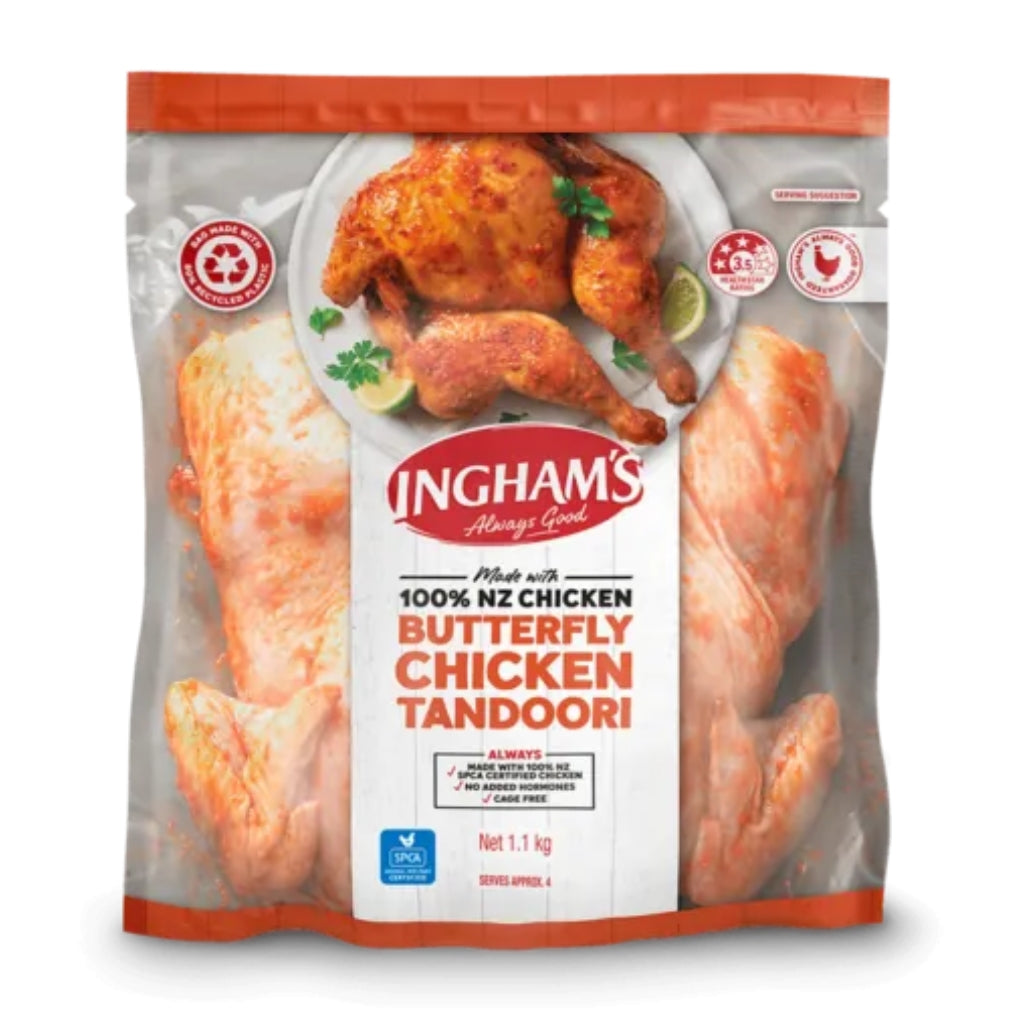 Inghams Butterfly Chicken Tandoori 1.1kg