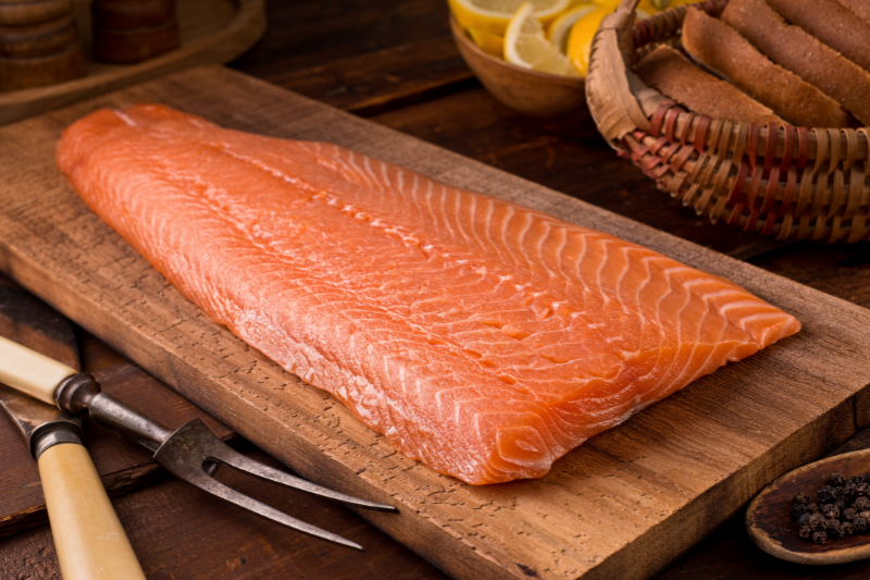 Whole Norwegian Salmon Fillets Frozen 1-1.5Kg Approx